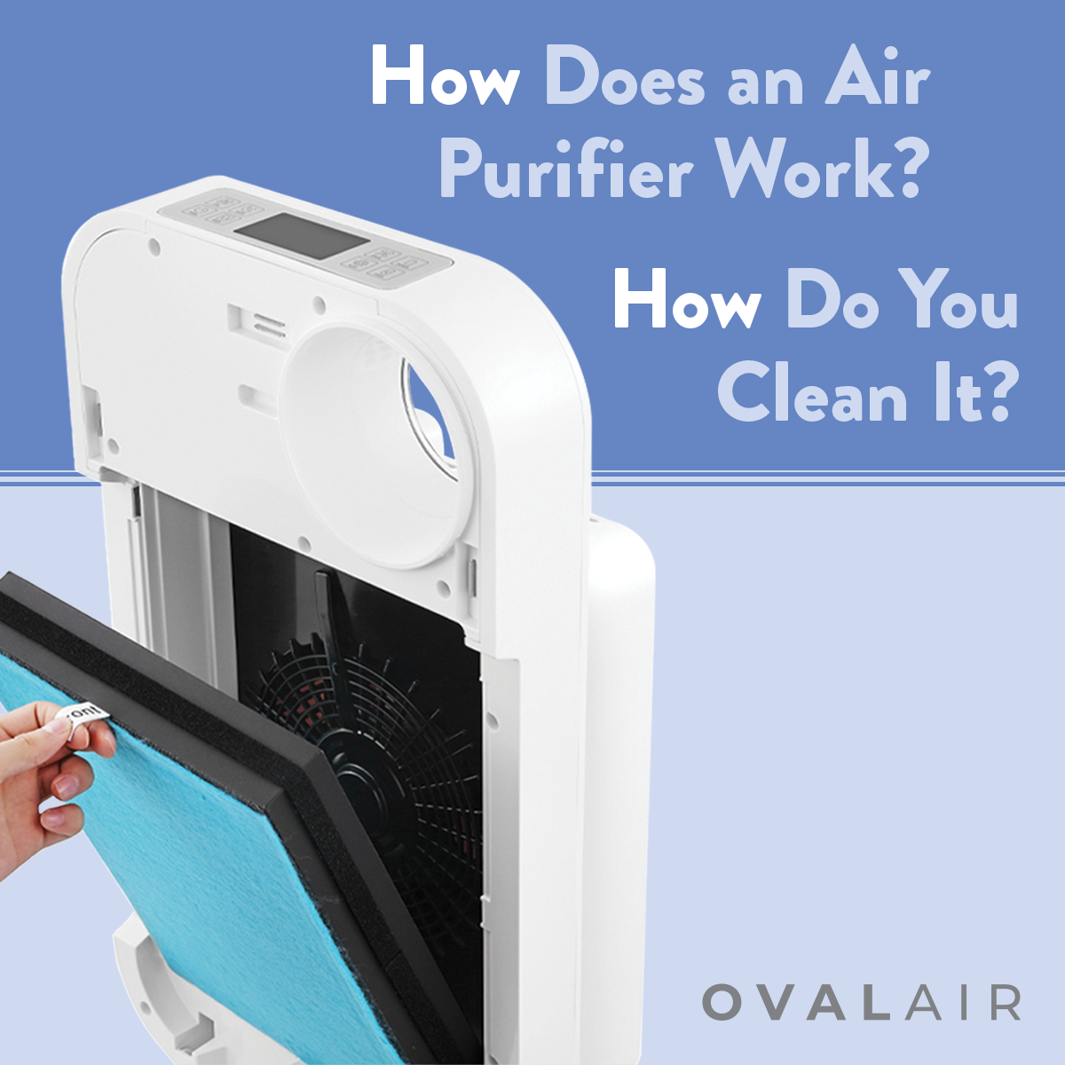 How Does an Air Purifier Work? How Do You Clean It? OVAL AIR